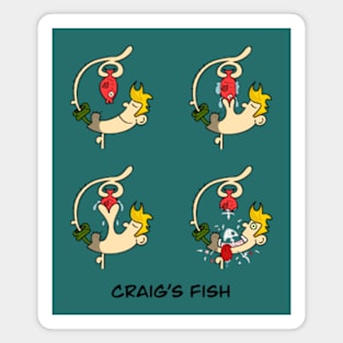 Craig's Fish Blonde Boy Magnet